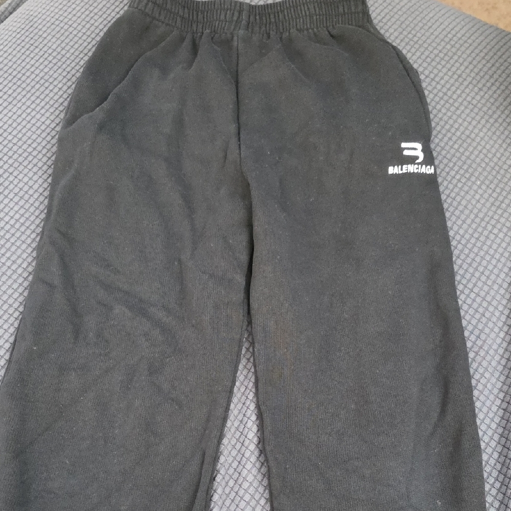 Balenciaga Kids Black Sweatpants